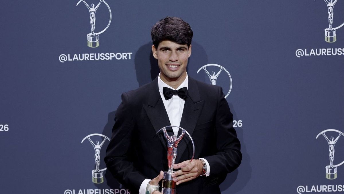 Carlos Alcaraz, ganador del Premio Laureus