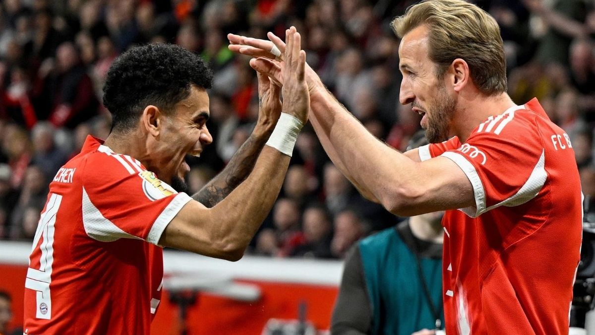 Luis Díaz brilló con Bayern en la semifinal de la Copa de Alemania