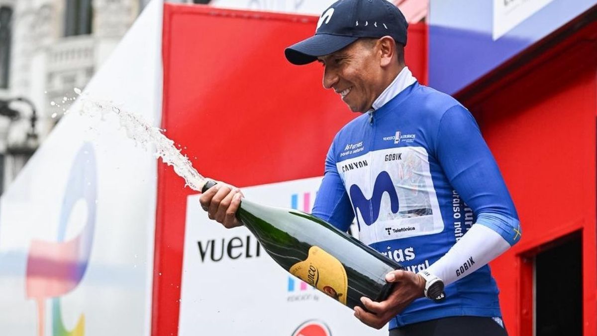 Nairo Quintana, colombiano en el Movistar Team.