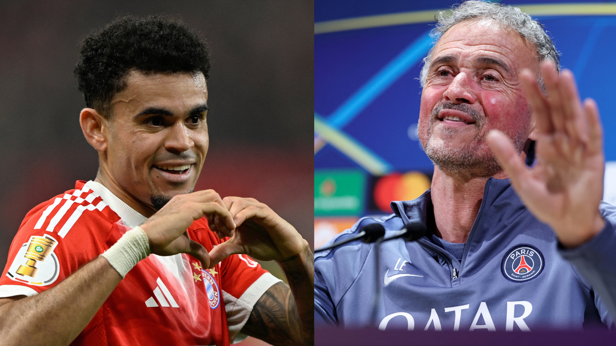 Luis Díaz y Luis Enrique