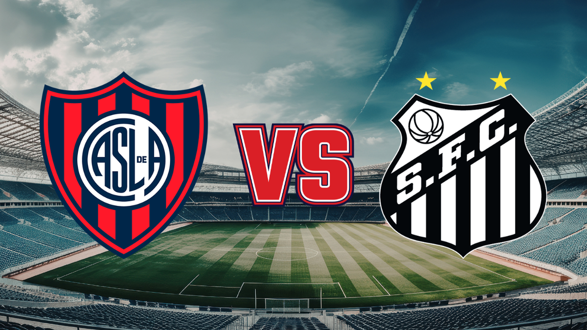 San Lorenzo vs. Santos.
