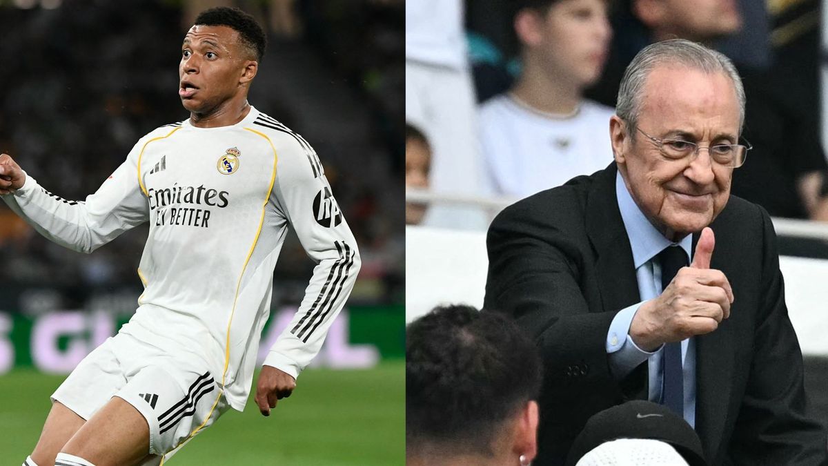 Kylian Mbappé y Florentino Pérez