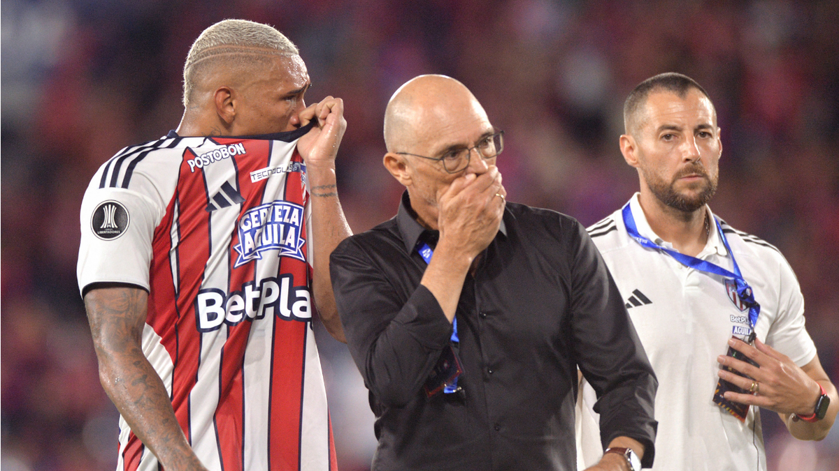 Expulsión de Jermein Peña en Copa Libertadores con Junior