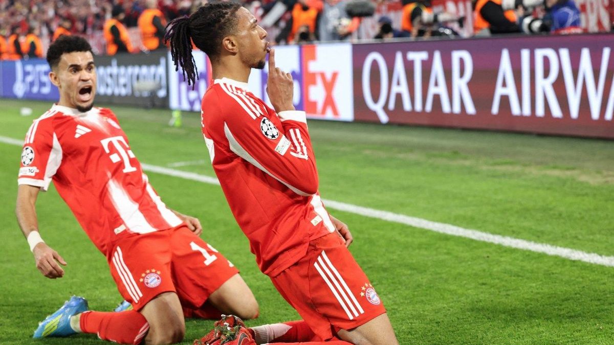 Luis Díaz y Michael Olise en el Bayern Múnich