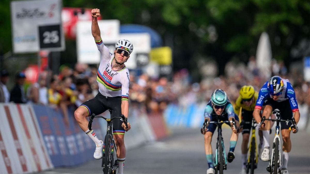 Tadej Pogacar, ganador etapa 1 del Tour de Romandía 2026