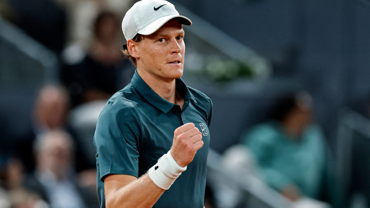 Sinner va por un nuevo título y llega a semifinales del Madrid Open