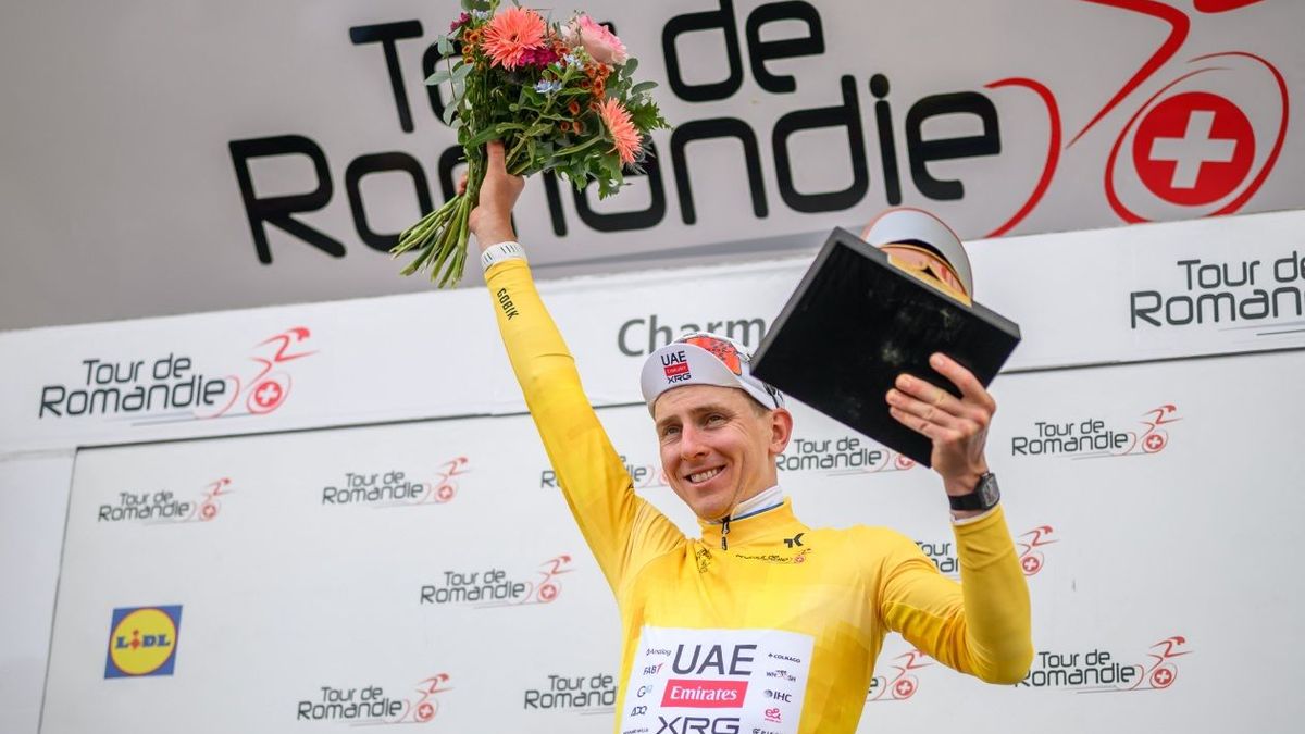 Tadej Pogacar ganó la cuarta etapa del Tour de Romandía