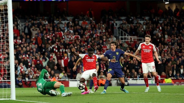 VIDEO - Bukayo Saka ilusiona a Arsenal con la final de la Champions: golazo Vs Atlético
