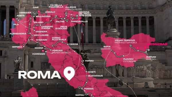 Etapas del Giro de Italia 2026: recorrido, perfiles, planimetría