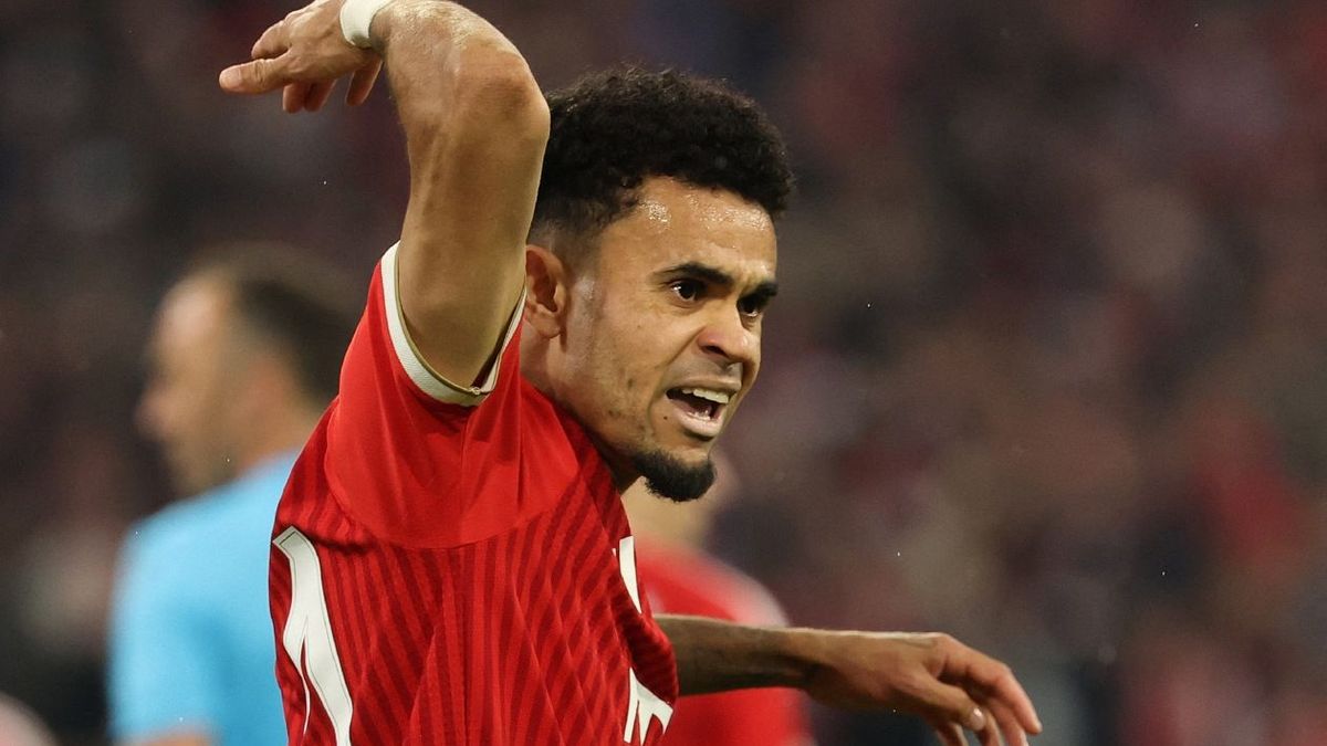 Luis Díaz se enojó en el Paris Saint-Germain