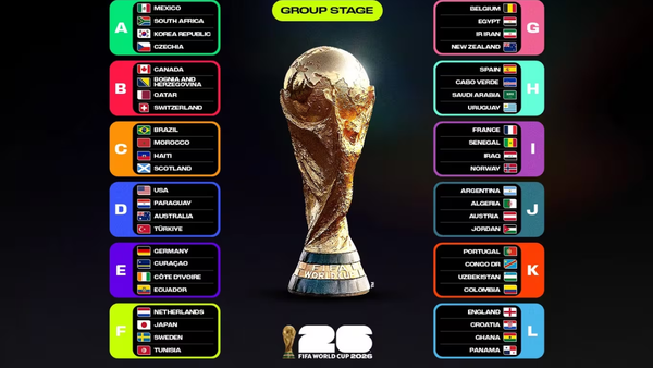 Calendario y fixture del grupo G del Mundial 2026