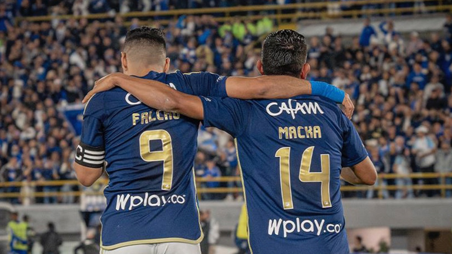Falcao y Mackalister Silva