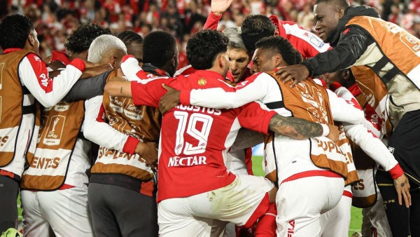 [VIDEO] Independiente Santa Fe, en semifinales: Nahuel Bustos liquidó al América