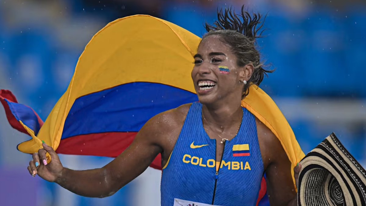 Natalia Linares le da la medalla de plata a Colombia en la Liga Diamante
