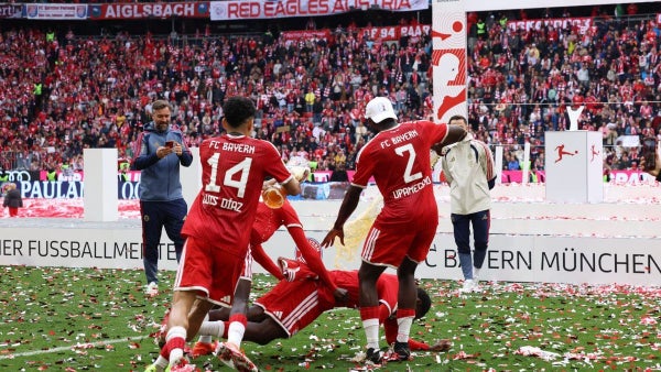 Luis Díaz celebró por todo lo alto la Bundesliga: sus números y protagonista clave del título