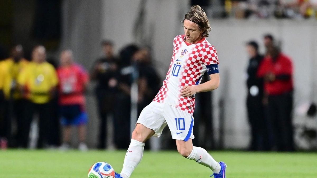 Luka Modric, capitán de Croacia