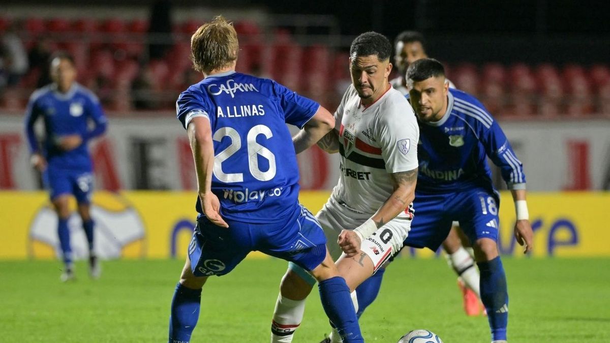 Millonarios empató con Sao Paulo en la Copa Sudamericana