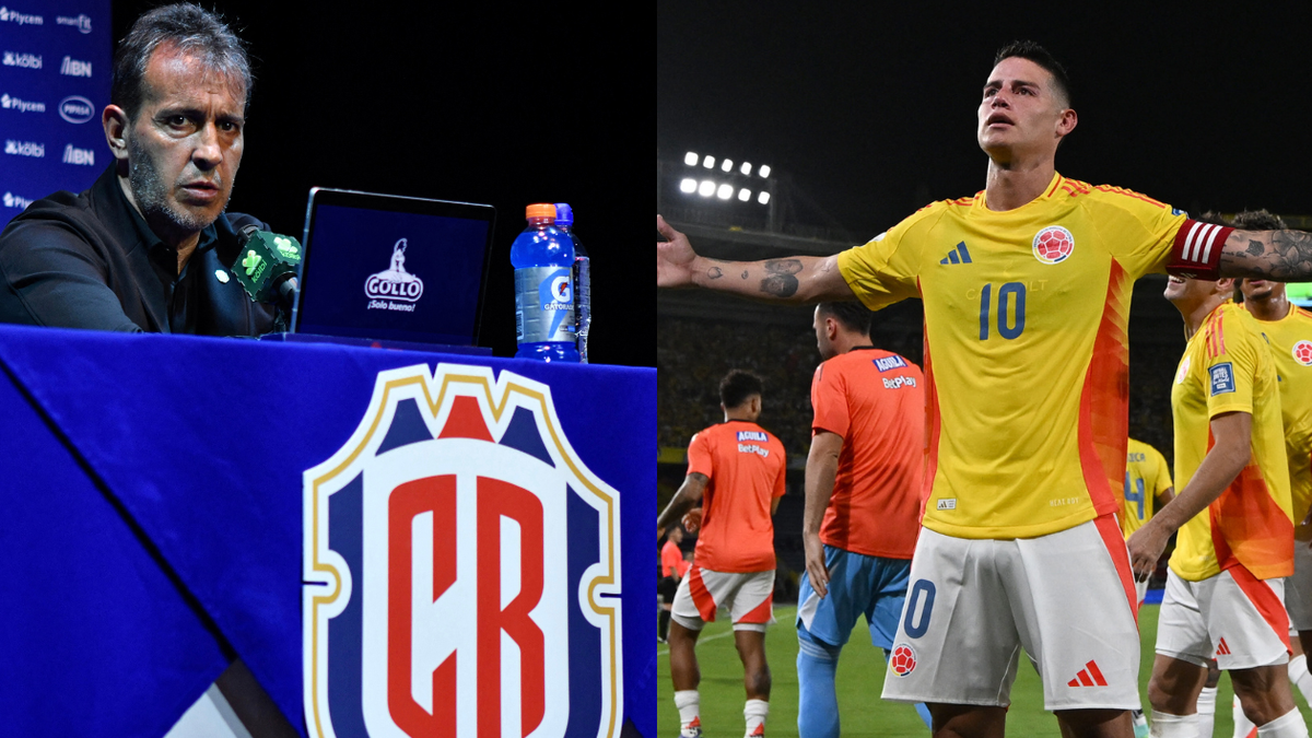 Costa Rica confirmó los nombres de los jugadores para enfrentar a Colombia