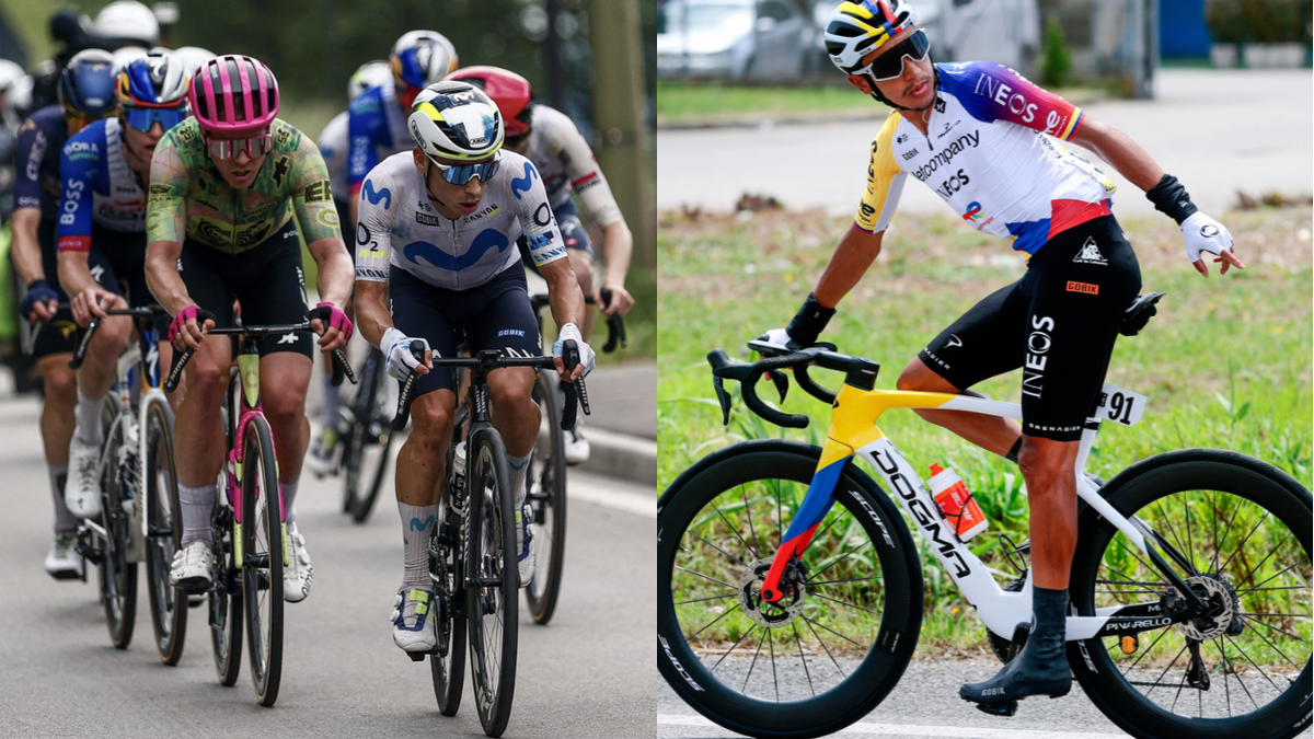 Colombianos en la clasificación general en la etapa 17 del Giro de Italia