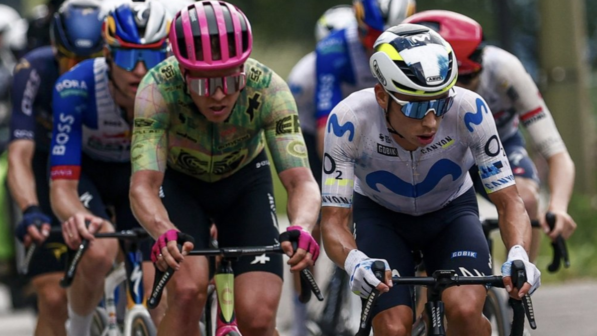 Einer Rubio en la escapada de la etapa 19 del Giro de Italia