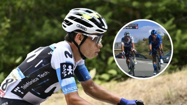 Einer Rubio explota contra Giulio Ciccone en el Giro de Italia: “No tiene mucha palabra”