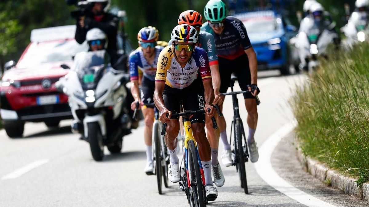 Egan Bernal en la etapa 20 del Giro de Italia 2026