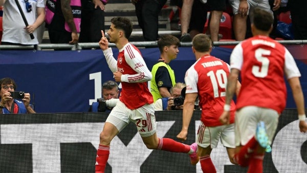 VIDEO - Arsenal le madrugó al PSG: golazo de Havertz en la final de la Champions