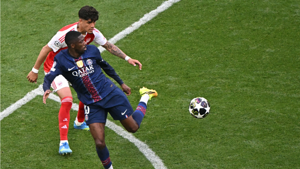 VIDEO - PSG empata la final de la Champions League con golazo de Dembélé