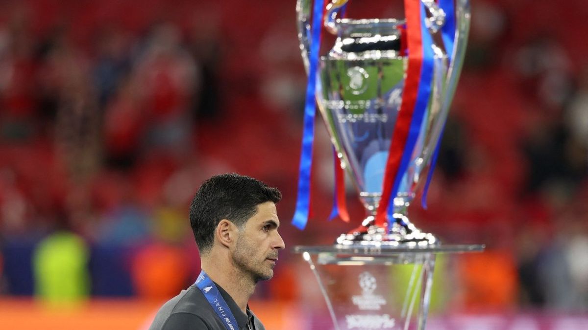 Mikel Arteta perdió la Champions League con el Arsenal