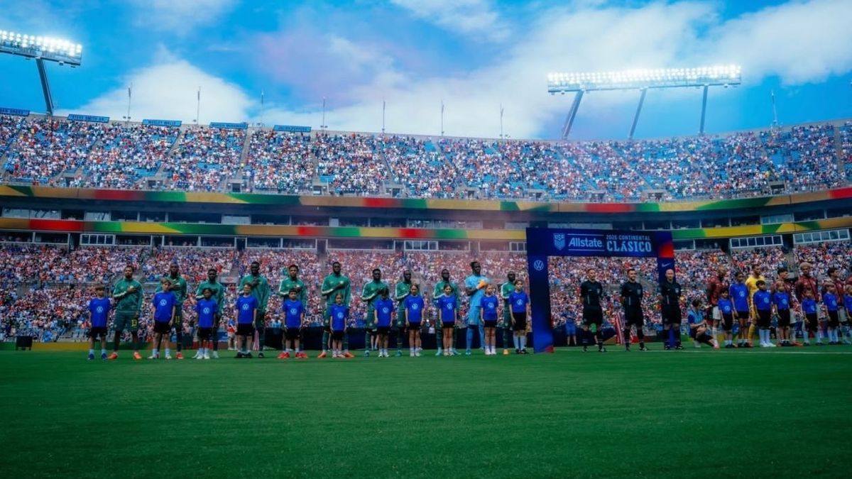 Senegal y Estados Unidos jugaron en el Bank of America Stadium de Charlotte.