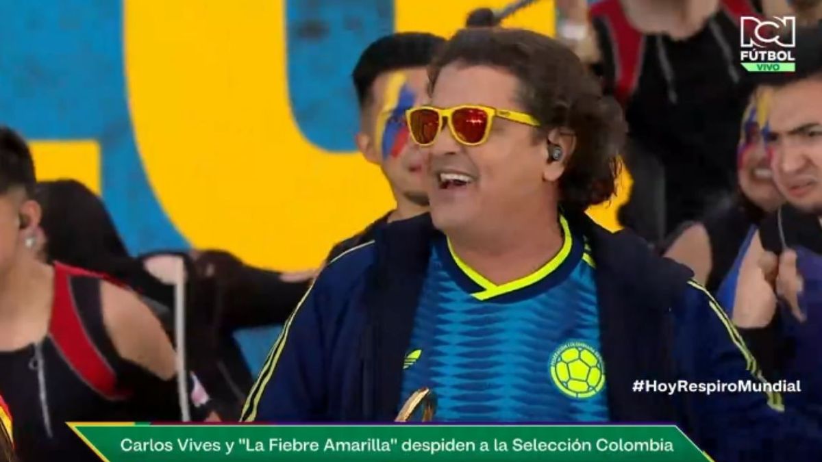 Show de Carlos Vives en la despedida de la Selección Colombia