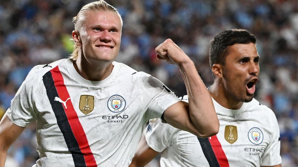Haaland y Rodrigo.