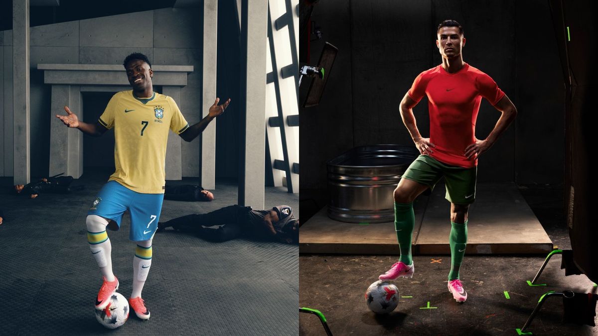 Vinicius Junior y Cristiano Ronaldo
