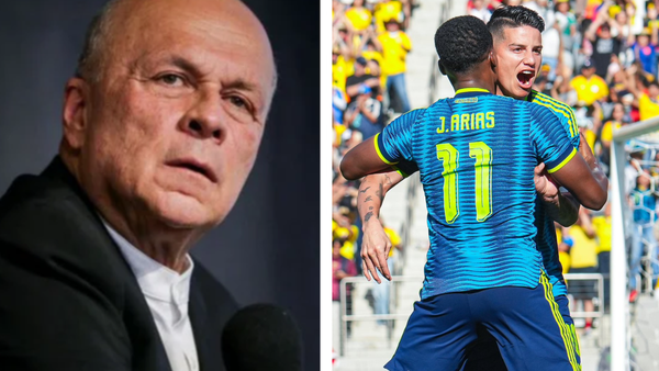 Así reaccionó Carlos Antonio Vélez tras el triunfo de Colombia ante Jordania