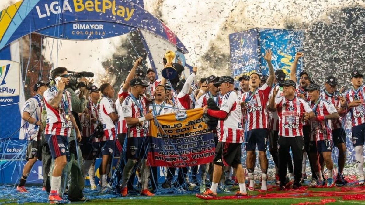 Junior de Barranquilla es bicampeón del Fútbol Profesional Colombiano