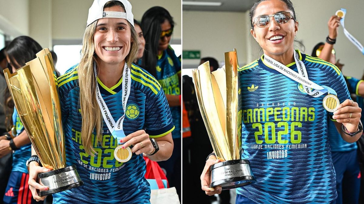 Así fue la llegada de la Selección Colombia femenina a Bogotá
