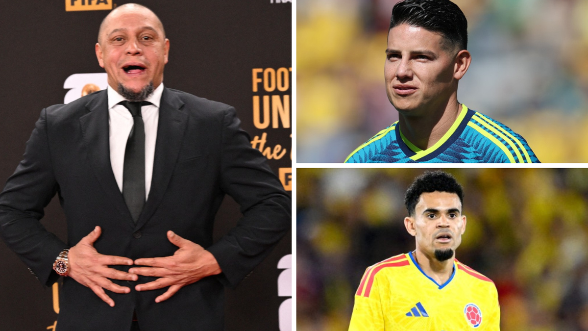 Roberto Carlos habla de James y Lucho.