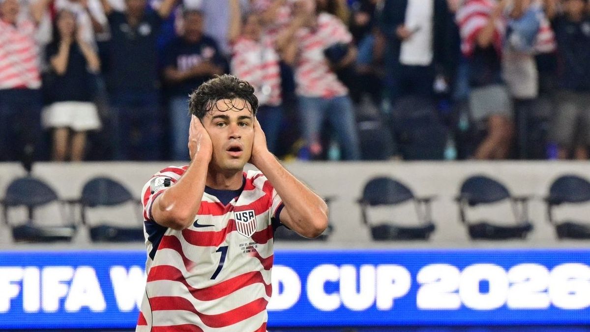 Giovanni Reyna marcó el 4-1 de Estados Unidos sobre Paraguay.