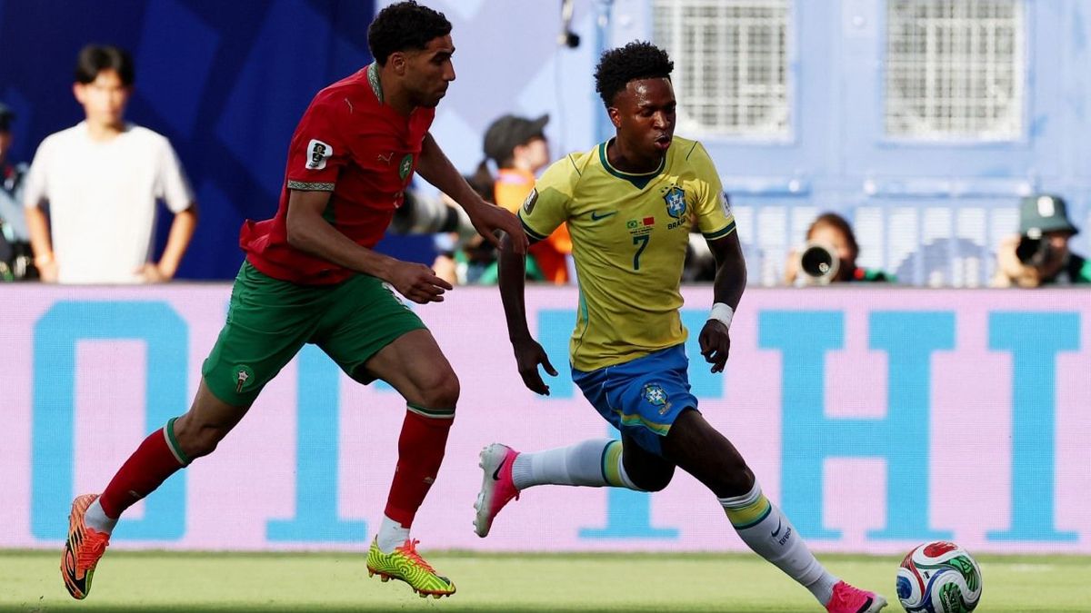 Vinicius empató vs Marruecos