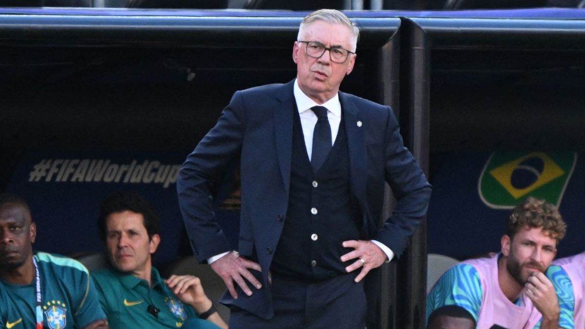 "Brasil no jugó bien": Ancelotti, inconforme luego del 1-1 contra Marruecos