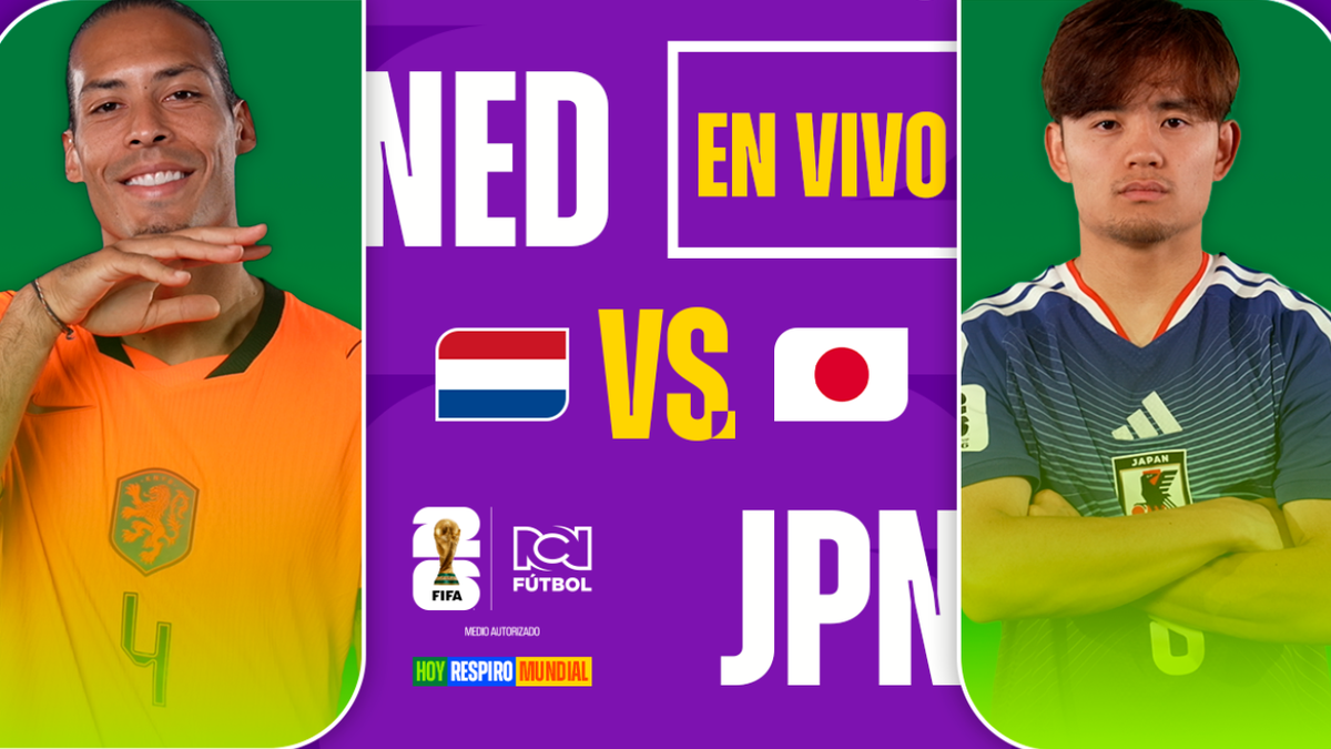 Países Bajos vs Japón por la fecha 1 del Grupo F en el Mundial