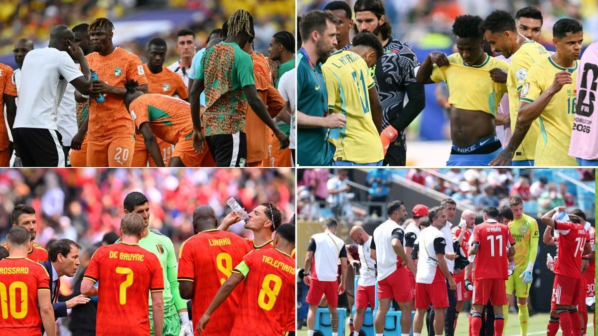 Pausas de hidratación del Mundial.