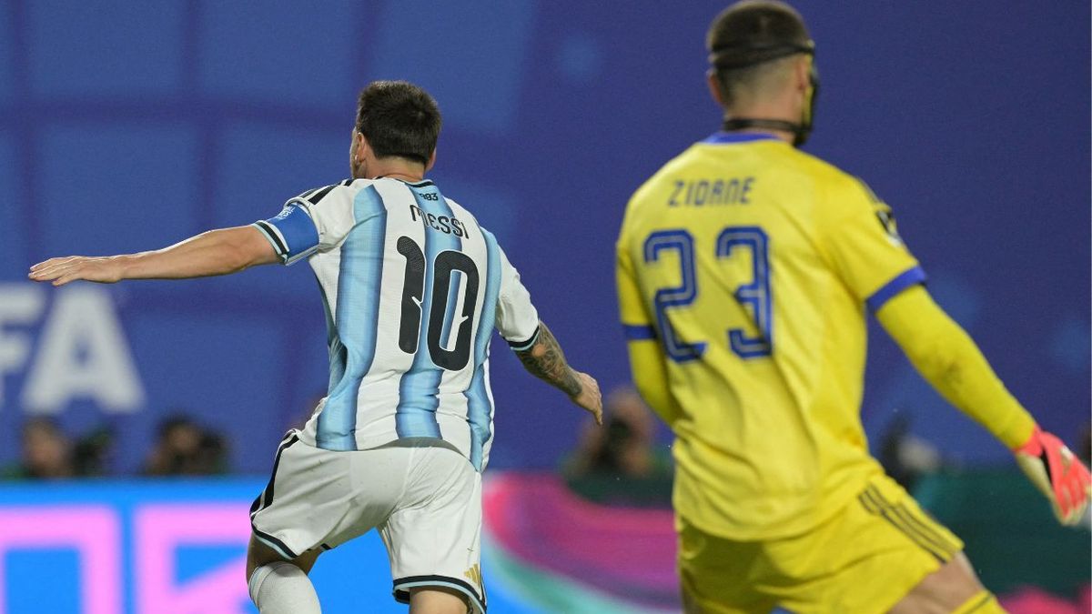 [Video] Messi repitió la dosis y marcó el segundo en Argentina vs Argelia