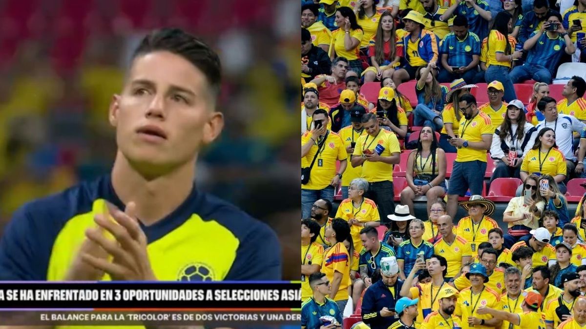 Calentamiento de Colombia en la Copa del Mundo