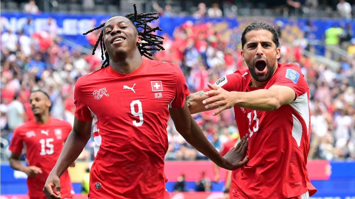 Suiza no perdonó y goleó a Suiza con protagonismo de Manzambi