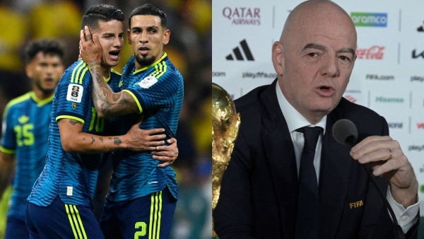 Presidente de la FIFA le habló de frente a Colombia antes de la segunda fecha