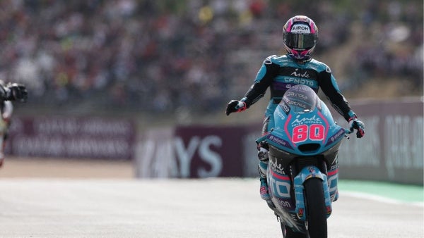 David Alonso logró su primera 'pole position' en Moto 2
