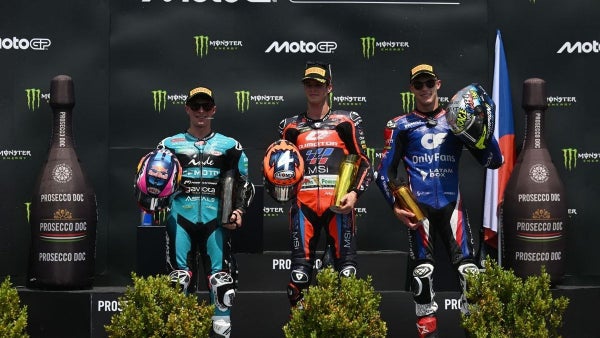 David Alonso, segundo en el Gran Premio de República Checa de Moto 2