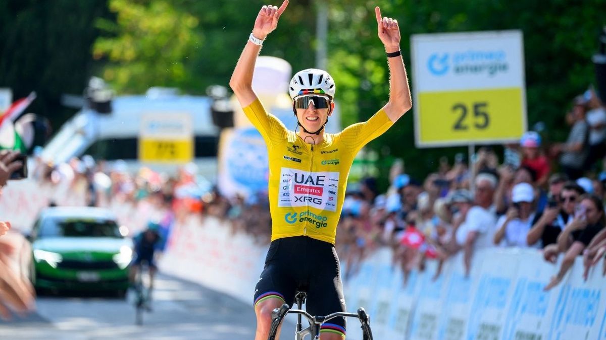 Tadej Pogacar, campeón del Tour de Suiza