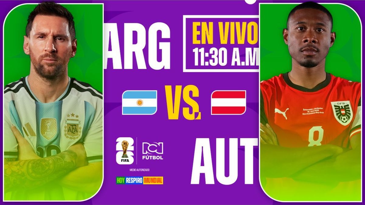 EN VIVO Argentina vs Austria | Copa Mundial de la FIFA 2026